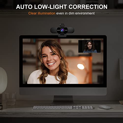 EMEET 1080P Webcam with Microphone, C960 Web Camera, 2 Mics Streaming Webcam, 90°FOV Computer Camera, Plug and Play USB Web Cam for Online Calling/Conferencing, Zoom/Teams/Facetime/YouTube, Laptop/PC - style: Clear 1080P w/ 90° Wide FOV