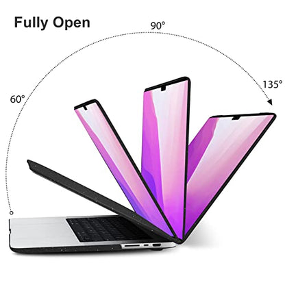 IBENZER Compatible with MacBook Pro 14 Inch Case 2026 2025 2024 2023 2022 M5 M4 M3 M2 M1 A3434 A3112 A3185 A3401 A2918 A2992 A2779 A2442 Mac Pro/Max,HardShellCase&KeyboardCover,StarBlack, T14-S-BK+1 - color: Star Black, size: For Macbook Pro 14" with Touc