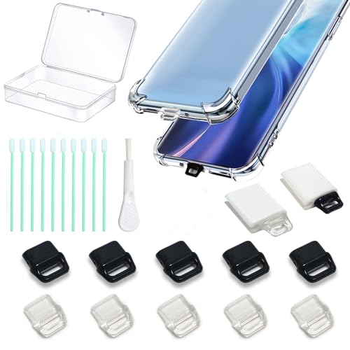 10 Pack USB-C Port Plug, Easy to Grip USB C Dust Plugs, C-Type Dustproof Dlug, Dustproof Plug Kit, with Cleaning Tool, Suitable for All C-Type Ports, Compatible with iPhone 15 16 17
