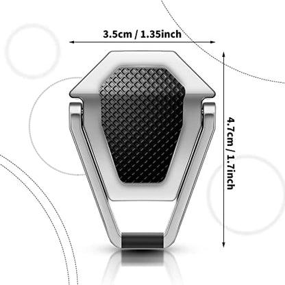 Konohan 4 Pieces Portable Keyboard Laptop Stand Mini Aluminum Keyboard Riser Foldable Cooling Laptop Kickstand Adjustable Lightweight Lifter for Desk Computer Laptops Notebooks 12-17 Inch(Silver) - color: Silver