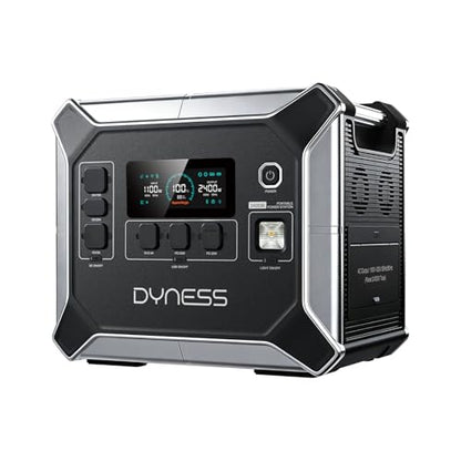 DYNESS Portable Power Station, 2048Wh, 2400W Output, LiFePO4 Battery - size: 2048Wh 2400W