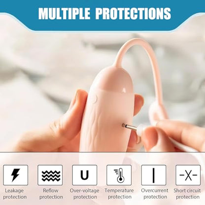 2 Pack DC 2.5mm Charger, USB A to DC 17mm x 2.5mm Charging Cable 3.28ft, Original Replacement Charging Lead Universal Charger Cord for Toys, Massagers, Beauty Equipment (Black+White)