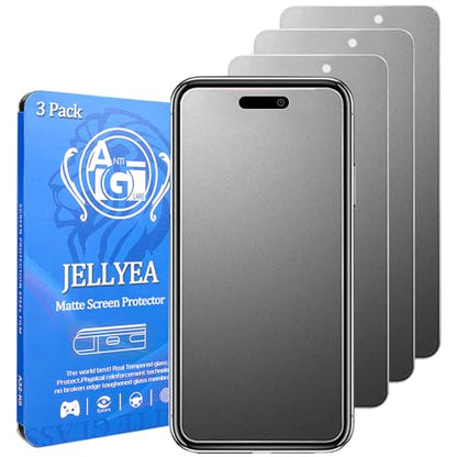 3 Pack Matte Tempered Glass for iPhone 14 Pro Matte Screen Protector | Anti-Glare Anti-Fingerprint Anti-Scratch Case Friendly Bubble Free for Apple iPhone 14 Pro, 6.1” - size: 14 Pro - 6.1”