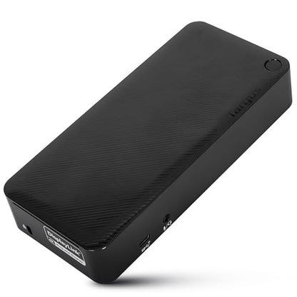 Targus USB C Docking Station Universal DV4K, USB C Laptop Docking Station Dual Monitor 2 HDMI, with Legacy Host Power Kit, Works w/Operating Systems Like Windows, Mac, Android, iOS (DOCK182USZ)