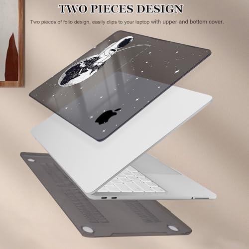 for MacBook Neo 13 inch Case 2026 Release A3404 Cover, Ultra-Thin Printed Pattern Plastic Hard Shell Case Protective Case for MacBook Neo 13 with Apple A18 Pro Chip, Astronaut Earth - color: Astronaut Earth