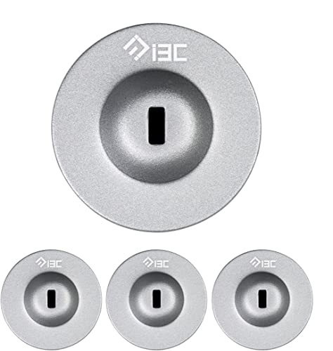 Anchor Plate Adhesive Security Plate, Laptop Lock Plate with Slot, Universal Lock Plate for Laptop, Monitor, Smart Phone,Tablet, Other Electronic Products 4 Pack (Silver) - color: Silver