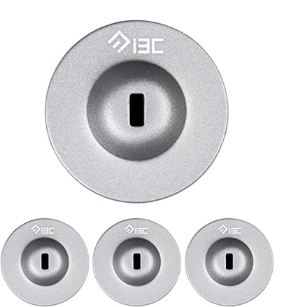 Anchor Plate Adhesive Security Plate, Laptop Lock Plate with Slot, Universal Lock Plate for Laptop, Monitor, Smart Phone,Tablet, Other Electronic Products 4 Pack (Silver) - color: Silver
