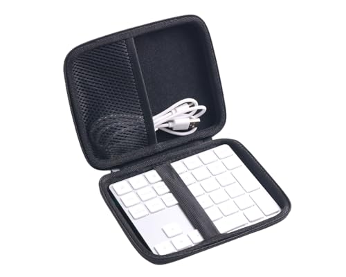 Hard Protective Travel Case for Wireless Number Pad, Compatible with Lekvey/iClever/Nulea Bluetooth Number Pad,Black(CASE ONLY) - color: Black