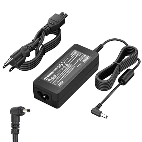 45W AC Adapter for Acer Laptop Chanrger 19V 2.37A 3.0x1.1mm Compatible with Acer Chromebook Aspire Swift 1/3 /5 Series Replacement Power Supply Cord