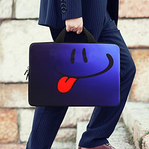 icolor 11 11.6 12 12.1 12.5 inch Laptop Carrying Bag Chromebook Case Notebook Ultrabook Bag Tablet Cover Neoprene Sleeve for Apple Macbook Air Google Acer HP DELL Asus Blue Tongue - color: Blue Tongue