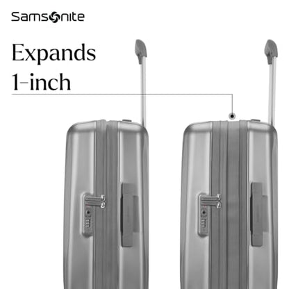Samsonite UpLIFT Carry-On Hardside Luggage with Spinner Wheels - Airline-Approved, TSA Lock, Adjustable Handle System - Polycarbonate Hard Suitcase for Ultra Lightweight Travel - Silver Shimmy - color: Silver Shimmer, size: Carry-On Spinner