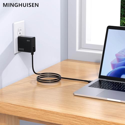 65W USB-C Wall Laptop Charger Compatible with Lenovo ThinkPad ThinkBook Yoga Chromebook IdeaPad Series