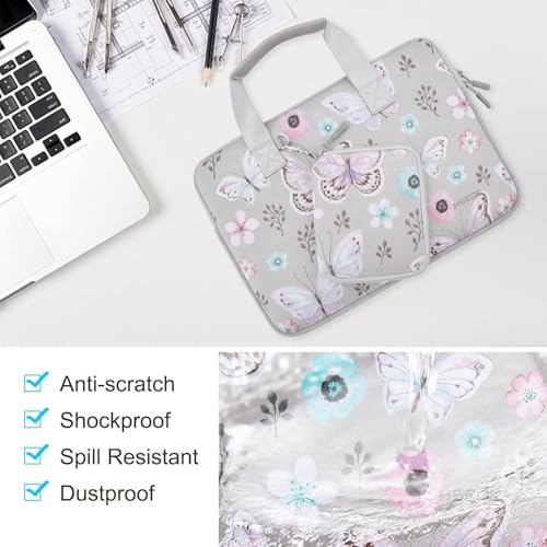 11.6 12.9 13 inch Elastic Laptop Sleeve with Small Case Compatible with 13 inch MacBook Neo Air Pro M5/M4/M3/M2/M1, iPad 13 12.9, XPS 13 and Most 11.6 12.9 13 inch Notebooks Tablets,B02F01 - color: B02f01, size: 11.6"-13"