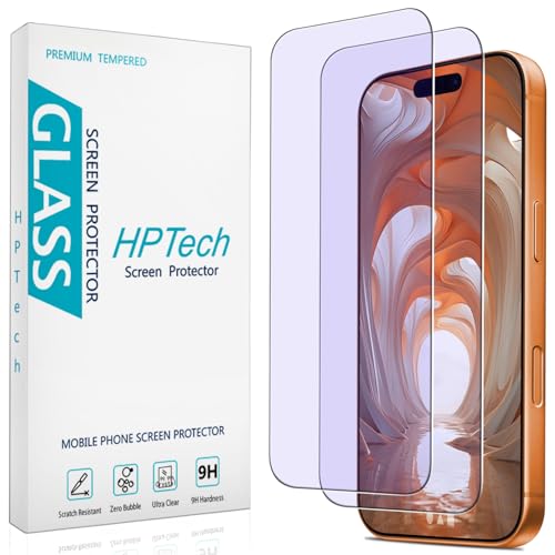 2 Pack Anti Blue Light Screen Protector for iPhone 17 Pro Max 6.9 Inch Eye Protection Tempered Glass Film, Easy to Install, Bubble Free - size: iPhone 17 Pro Max 6.9-inch