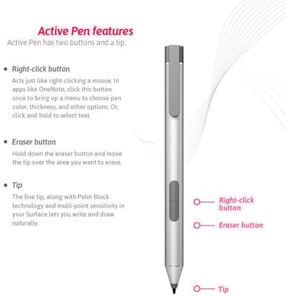 Active Stylus Pen for Dell 2 in 1 Laptop for Latitude 5285 5289 5290 7285 7390 7400, Inspiron 7420 7425, XPS 15 9570, Computer Touchpad Stylus (Check The Compatible List Before Purchase)