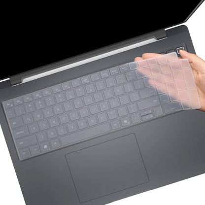 Keyboard Cover for 16" Dell Pro 16/Pro 16 Plus/Pro Max 16 PB16250 PB16255 PC16250 PC16255 MC16250 MC16255 & Dell Pro Max 18 Plus MB1825 18" (NOT FIT Pro 16 Premium DA16250, Dell Pro 3/5/7 16") -Clear - color: Clear