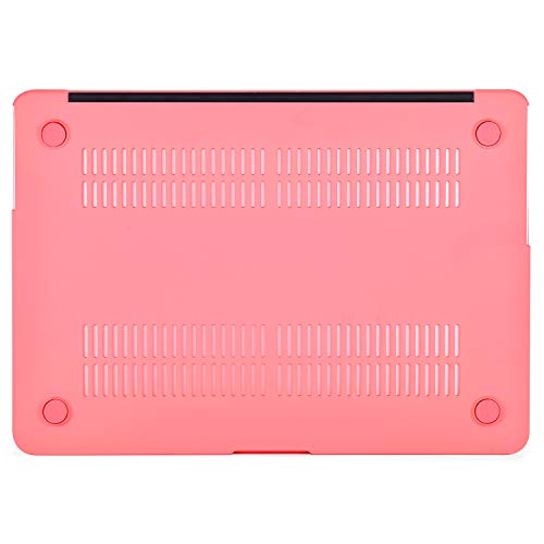 MOSISO Case Compatible with MacBook Air 13 inch A1369 A1466, Cream Pink | Plastic Hard Shell & Keyboard Cover & Screen Protector Compatible with MacBook Air 13 (Older Version 2010 - end 2017) - color: Cream Pink