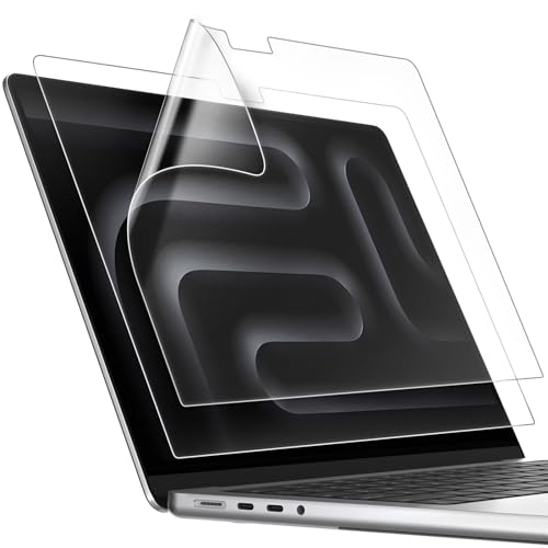 JETech Screen Protector for MacBook Pro 14-Inch (M1-M5, 2021-2026), Anti-Glare PET Matte Film, Anti-Fingerprint, 2-Pack - size: MacBook Pro 14 Inch (2021-2026)