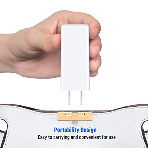 GaN Tech 65W Dual Port PD Wall Charger with 5ft USB C Cable for MacBook, Laptops, iPad Pro, iPhone12, Galaxy, Pixel and More (Black) - color: Black