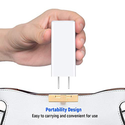 GaN Tech 65W Dual Port PD Wall Charger with 5ft USB C Cable for MacBook, Laptops, iPad Pro, iPhone12, Galaxy, Pixel and More (Black) - color: Black