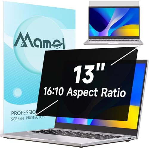 Nano Laptop Privacy Screen 13.3 Inch 16:10, No Glue Computer Monitor Privacy Shield, Matte Anti Glare Blue Light Filter Compatible with Lenovo Hp Dell Acer Asus Thinkpad Envy Xps - size: Laptop 13/13.3 Inch (16:10 Aspect)