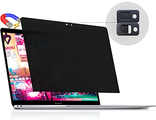 Peslv Magnetic Privacy Screen for Macbook Air 13 Inch (2018-2021, M1) / Macbook Pro 13 in (2016-2022, M1, M2), Removable Anti Blue Light Glare Filter for Mac 13In Laptop - color: black, size: MacBook Air 13 Inch(2018-2021)