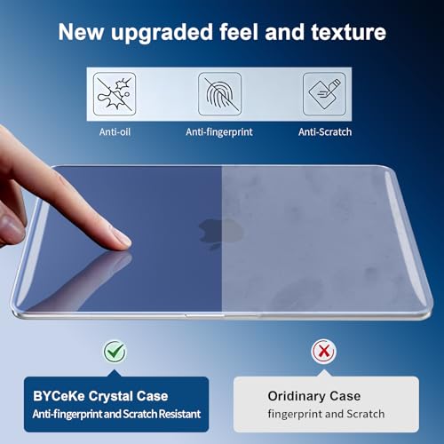 Case for MacBook Neo 13 Inch, Crystal Indigo, Invisible Clasp Gap | Ultra Slim, Anti-Scratch, Plastic Hard Shell,Keyboard Skin, 2026 A18 Chip, Model A3404 - color: Crystal Indigo
