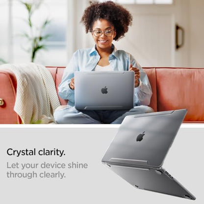 Spigen for MacBook Air 15 inch Case M5 (2026), MacBook Air 15 inch M4/M3/M2 (2025-2022), Thin Fit, Air Skin Transparent Protective Hard Shell Case Cover, A3448 A3241 A3114 A2941, Crystal Clear - color: Crystal Clear, size: MacBook Air 15" M5/M4/M3/M2 (202