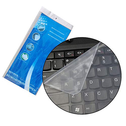 2 Sheets/lot Waterproof Laptop Keyboard Protective Film Laptop Keyboard Cover Notebook Keyboard Cover Dustproof Film Silicone,15 Inch to 17 Inch