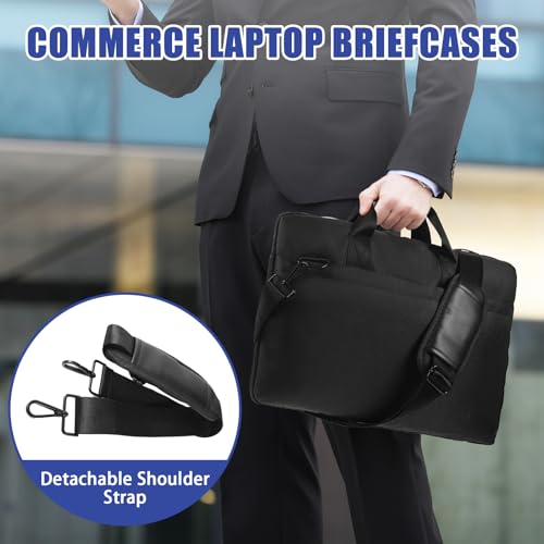 Premium Black,17.3-18.4 Inch Laptop Briefcase with Cross-Body Shoulder, DVD Player bag,Painting board bag，Laptop case Fits Dell, HP, ASUS,MacBook Pro, 2-layer Design,Durable,LIGHTWEIGHT