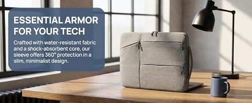 Laptop Office Bag Polyester Case Sleeve for Mate Book Think pad Office Bag-Gray - color: Gray