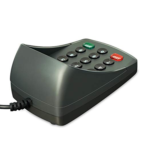 XCRFID USB 15 Keys Keypad Numeric Keyboard Numpad/Digital Keyboard/Pin Pad with LCD Plug and Play Support EPOS System - color: YD541-Plaintext