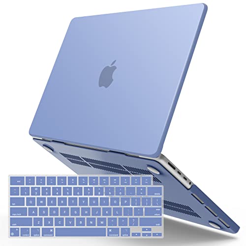 IBENZER Compatible with MacBook Pro 14 Inch Case 2026 2025 2024 2023 2022 M5 M4 M3 M2 M1 A3434 A3112 A3185 A3401 A2918 A2992 A2779 A2442 Mac Pro/Max,HardShellCase&KeyboardCover,SerenityBlue,T14SRL+1 - color: Serenity Blue, size: For Macbook Pro 14" with T