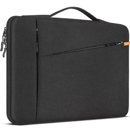 DOMISO 15.6 inch Laptop Case Sleeve Protective Cover Compatible with 16 inch MacBook Pro M4 M3 M2/Pro Max,15.6-16 inch HP Dell ASUS Lenovo Chromebook,Waterproof Computer Cases Bag with Handle,Black - size: 15.6 inch