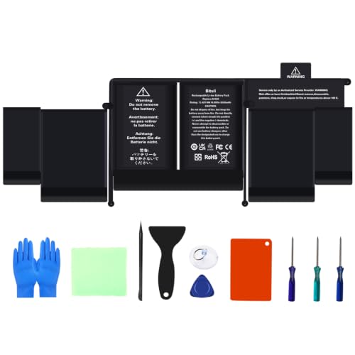 A1582 A1502 Battery Replacement for MacBook Pro 13 inch Retina [ Early 2015, Mid 2014, Late 2013 ] A1493 - High-Performance and Longevity - color: A1582