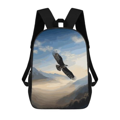 Laptop Backpack with Pocket, Large, Adjustable 17 Inch Bag, Waterproof | Eagle Mountains Computer Bag for Work, Breathable, Expandable Backpack for Women Men, Portable
