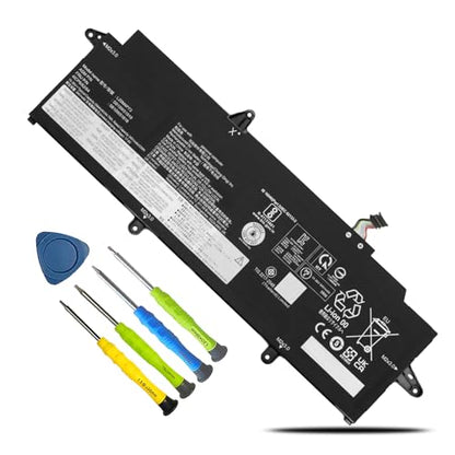 54.7Wh L20M4P73 L20C4P73 Laptop Battery Replacement for Lenovo ThinkPad X13 Gen2 (2021) X13 Gen3 (2022) Series L20L4P73 L20D4P73 5B10W51818 5B10W51853 15.36V 3564mAh - size: 11.06*3.94*0.21inch L20M4P73
