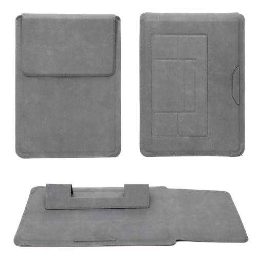 16 Inch Laptop Sleeve Case with Stand Compatible with for MacBook Pro/MacBook Air/ThinkPad X1/Dell XPS/Lenovo Yoga/HP Pavilion/ASUS Zenbook/LG Gram 15" 15.3" 15.6" Laptops Chromebooks - color: Matte Grey, size: 15-16 Inch
