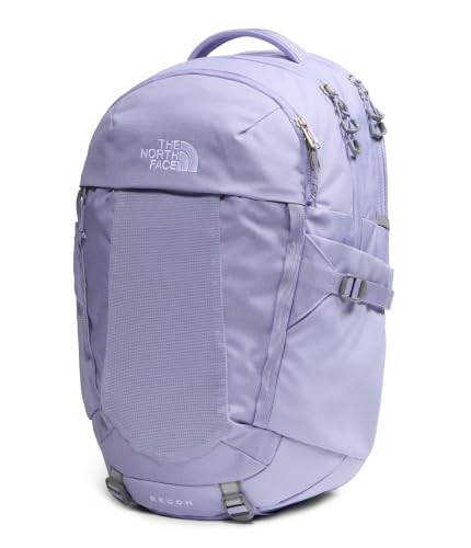 The North Face Women's Recon Everyday Laptop Backpack - Commuter Travel Bag, 18" Laptop Sleeve, Water-Repellent, Pale Plum Light Heather/Pale Plum, One Size - color: Pale Plum Light Heather/Pale Plum, size: One Size