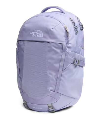 The North Face Women's Recon Everyday Laptop Backpack - Commuter Travel Bag, 18" Laptop Sleeve, Water-Repellent, Pale Plum Light Heather/Pale Plum, One Size - color: Pale Plum Light Heather/Pale Plum, size: One Size