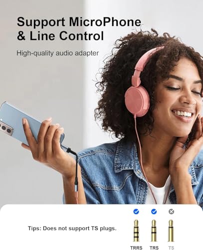 USB C to 3.5mm Audio Adapter 2Pack, Nylon Braided Aux Dongle Cord, Plug and Play, Compatible with iPhone 17/16/15 Pro Max, Samsung S25/S24/S23, iPad Pro, MacBook, Huawei, Xiaomi, for Car/Home/Office
