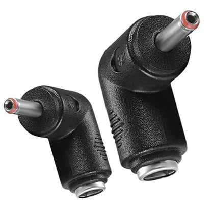(2pack) 5.5x2.1mm to 3.5x1.35mm DC Adapter, 5.5x2.1 mm to DC 3.5x1.35mm Adapter Made for Security Cameras, LED Lighting, USB Fans, Table Lamp, Bluetooth Audio - style: 5.5x2.1 to 3.5X1.35mm