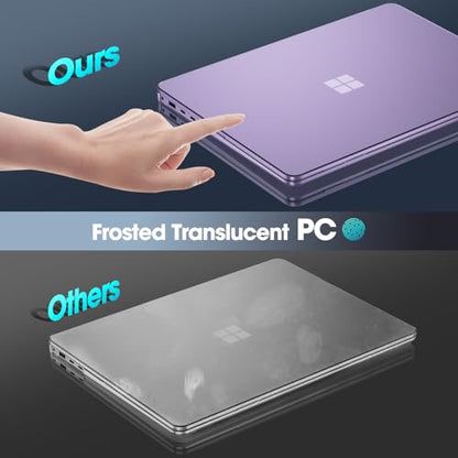 ProCase Protective Case for 13 Inch Surface Laptop 2025 -Crystal Clear | Hard Shell Transparent Cover with Durable and Lightweight Design - color: Crystal