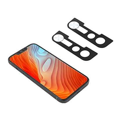 Webcam Cover,Front Camera Cover Compatible for iPhone 13/13 Mini/13 Pro/13 Pro Max,Protect Privacy and Security,Not Affect Face ID, 2 Pack-Silver - color: Silver