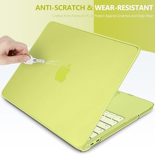 Matte Frosted Compatible with MacBook Neo 13 Inch 2026 (Model A3404 | A18 Pro Chip) | Anti-Crack & Scratch & Fingerprint | 100% Match Official Color Citrus - color: Matte Citrus Clear