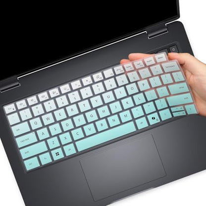 Keyboard Cover for Dell Pro 14 PC14250 PC14255, Dell Pro 14 Plus PB14250 PB14255 & Dell Pro Max 14 MC14250 14" (NOT FIT Dell Pro 14/Pro Max 14 Premium, Pro 3/5/7, Pro Education/Rugged/Essential 14) - color: OmbreMint