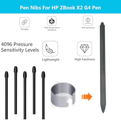 Stylus Pen Tip L04340-001 for HP Pavilion X360 11 Stylus Pen 927229-001 Stylusus. - color: Silver, style: L04340-001