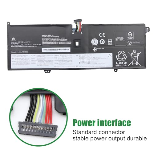 L18M4PH0 Laptop Battery Replacement for Lenovo IdeaPad Yoga C940-14IIL Series Notebook 5B10T11585 5B10W67374 L18C4PH0 5B10W67180 5B10T11586 Black 7.68V 60Wh 7820mAh - size: 11.2*4.3*1.0inch L18M4PH0