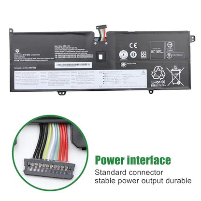 L18M4PH0 Laptop Battery Replacement for Lenovo IdeaPad Yoga C940-14IIL Series Notebook 5B10T11585 5B10W67374 L18C4PH0 5B10W67180 5B10T11586 Black 7.68V 60Wh 7820mAh - size: 11.2*4.3*1.0inch L18M4PH0