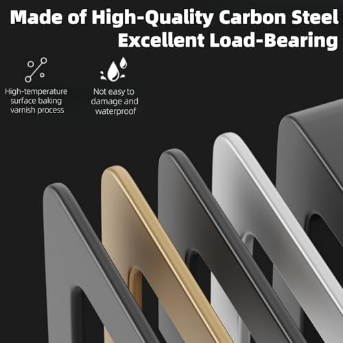 Under Desk Laptop Mount - Metal Under Desk Shelf Holder with Anti-Scratch, Laptop Wall Holder for Keyboard, Devices Thickness <1.6'' (Black) - color: black
